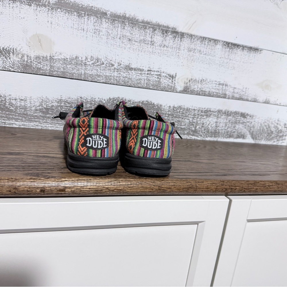 Hey Dude Kids' Colorful Striped Moccasins - Picture 2 of 5
